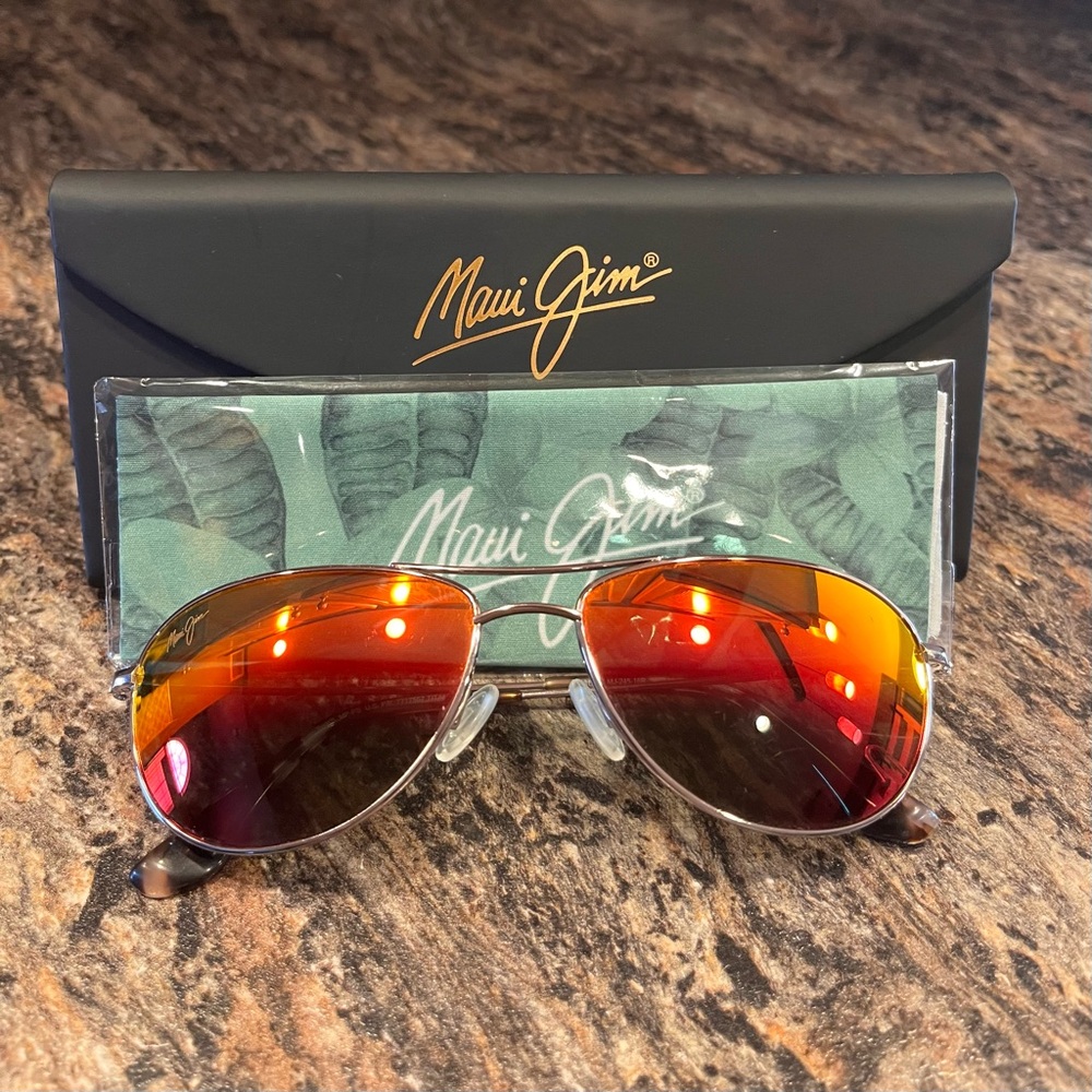Custom Maui Jim Sunglasses - Baby Beach - Hawaii Lava Lenses